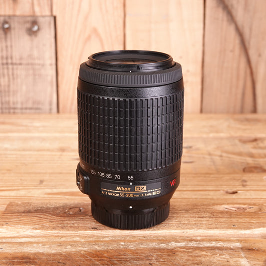Used Nikon AF-S 55-200mm F4-5.6 G ED VR Lens