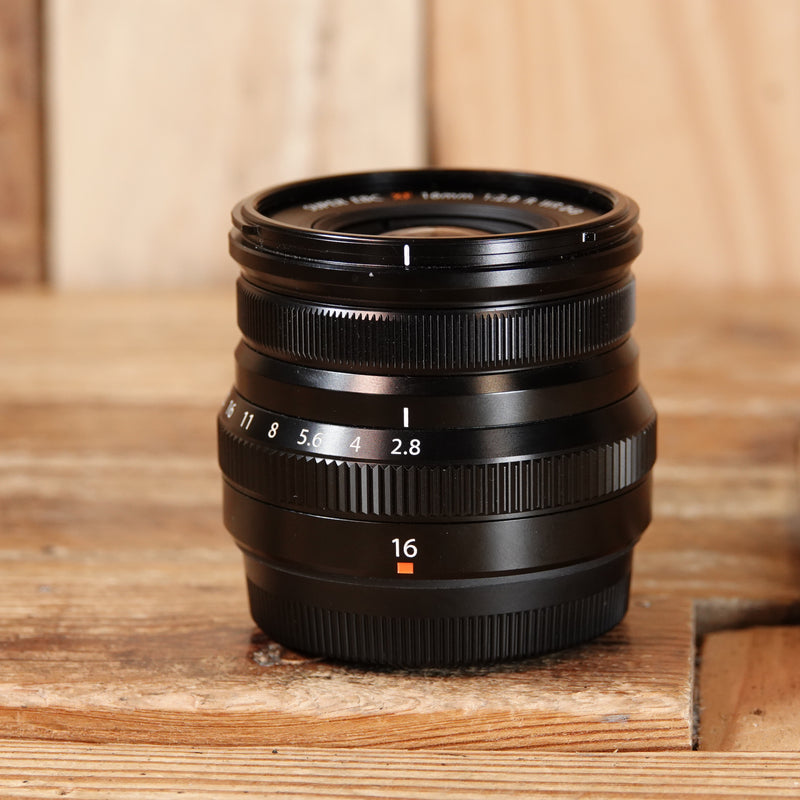 Used Fujifilm XF 16mm F2.8 Black R WR Fujinon Lens