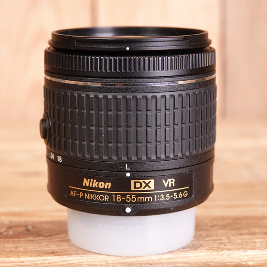 Used Nikon AF-P 18-55mm f3.5-5.6 DX G VR Lens