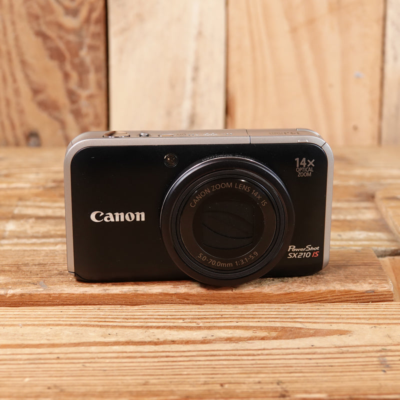 Used Canon Powershot SX210 IS Camera - Black