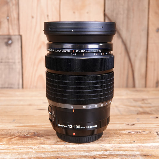 Used Olympus 12-100mm F4 IS Pro Black Micro Four Thirds Lens
