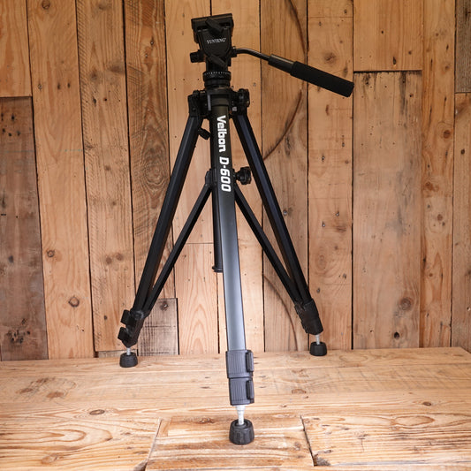 Used Velbon D-600 Tripod with Yunteng Pan & Tilt Head