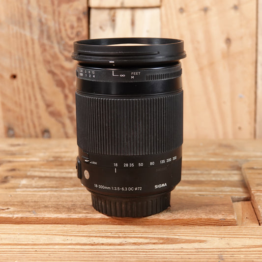 Used Sigma AF 18-300mm F3.5-6.3 DC Macro Contemporary OS Lens - Canon Fit