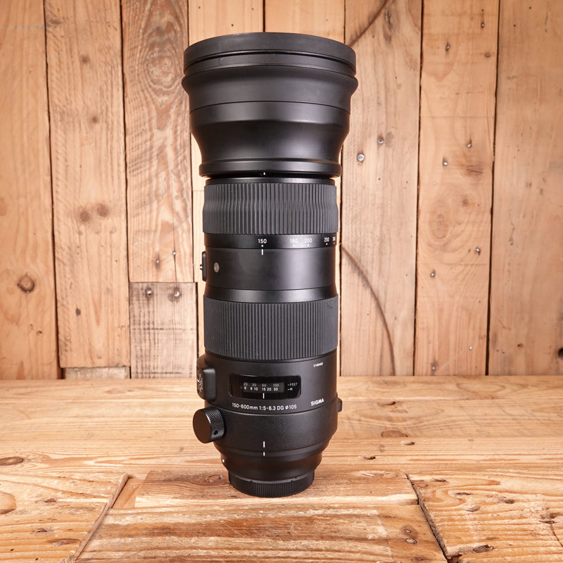 Used Sigma 150-600mm F5-6.3 DG Sport Lens - Canon Fit