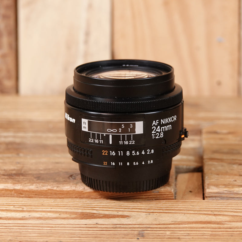 Used Nikon AF 24mm F2.8 Lens