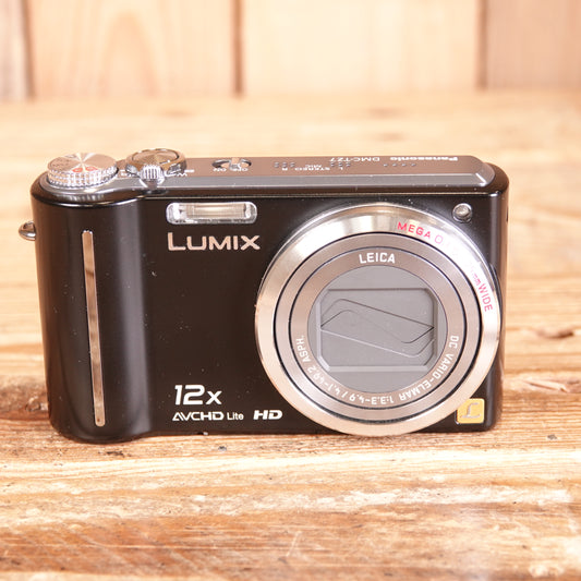 Used Panasonic Lumix TZ7 Digital Black Camera