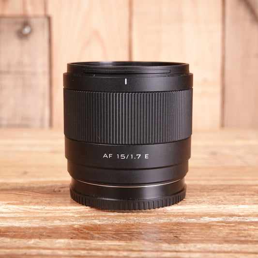 Used Viltrox AF 15mm F1.7 ASPH ED IF STM Lens -Sony E fit
