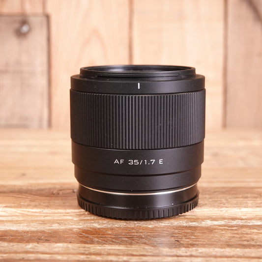 Used Viltrox AF 35mm F1.7 ASPH ED IF STM Lens -Sony E fit