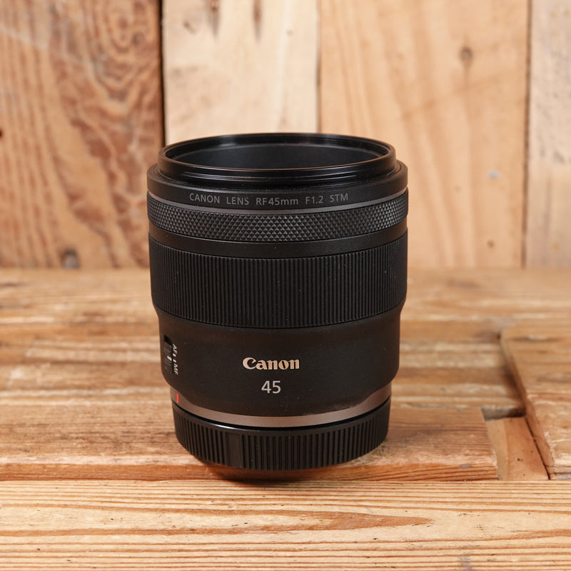 Used Canon RF 45MM F1.2 STM Lens