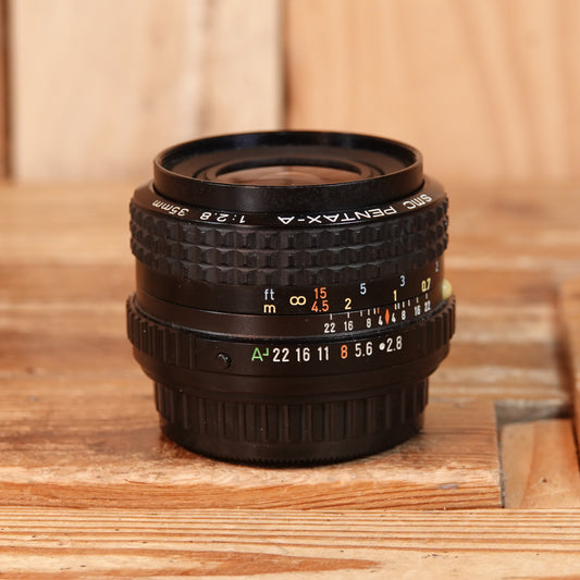 Used Pentax -A MF 35mm F2.8 PK Lens