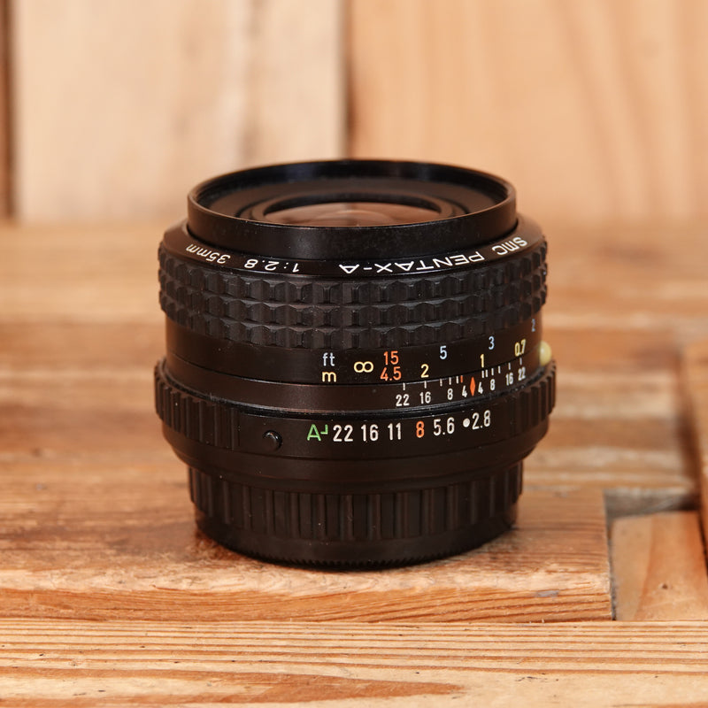 Used Pentax -A MF 35mm F2.8 PK Lens