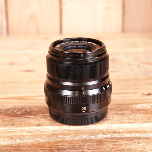 Used Fujifilm Fujinon XF 23mm F2 WR Black Lens