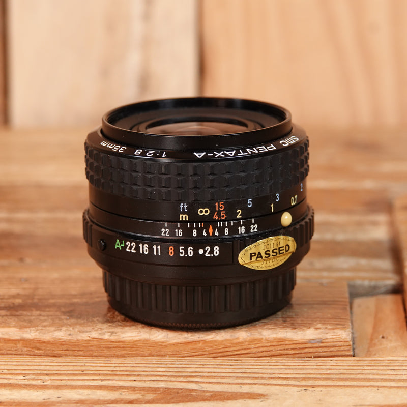 Used Pentax -A MF 35mm F2.8 PK Lens