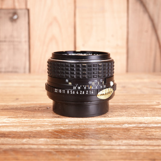Used Pentax MF 50mm F1.4 SMC Manual Focus PK Lens