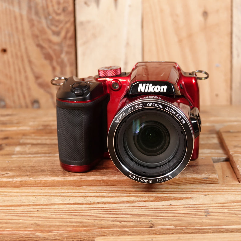 Used Nikon Coolpix B500 Red Digital Camera