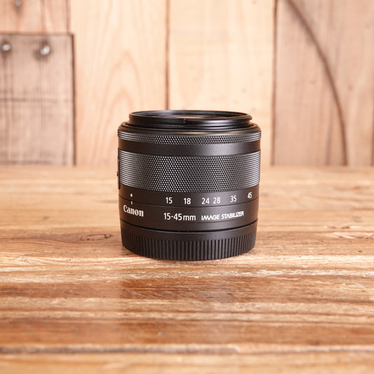 Used Canon EF-M 15-45mm IS STM Lens for EOS M