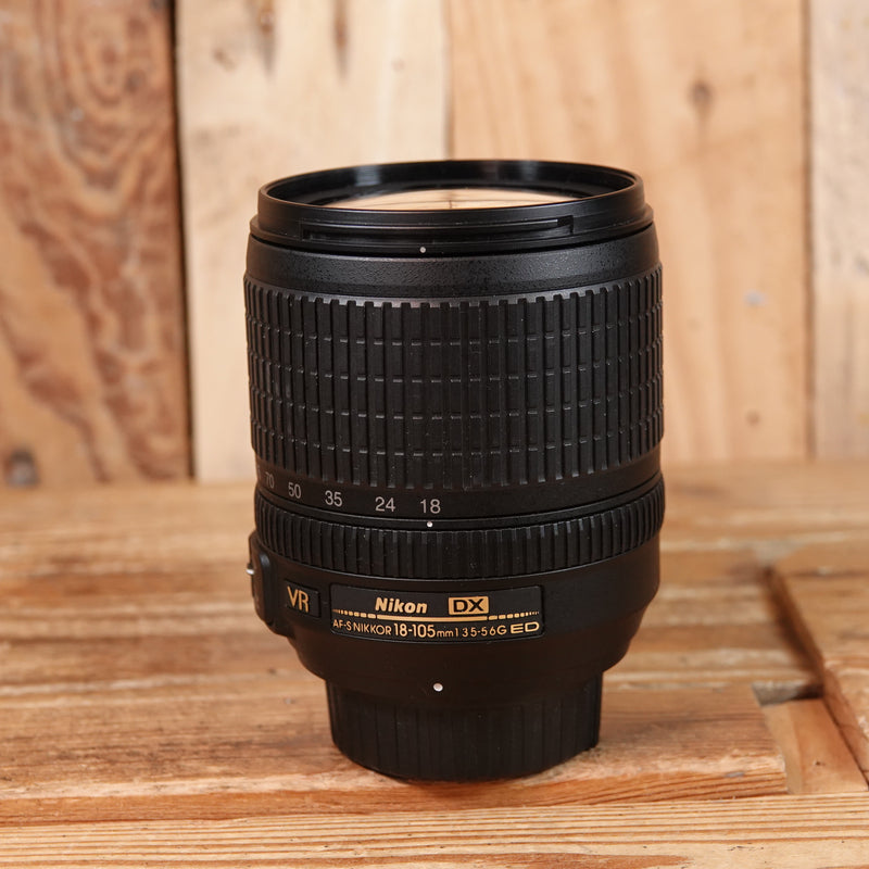Used Nikon AF-S 18-105mm F3.5-5.6 VR G ED DX Lens