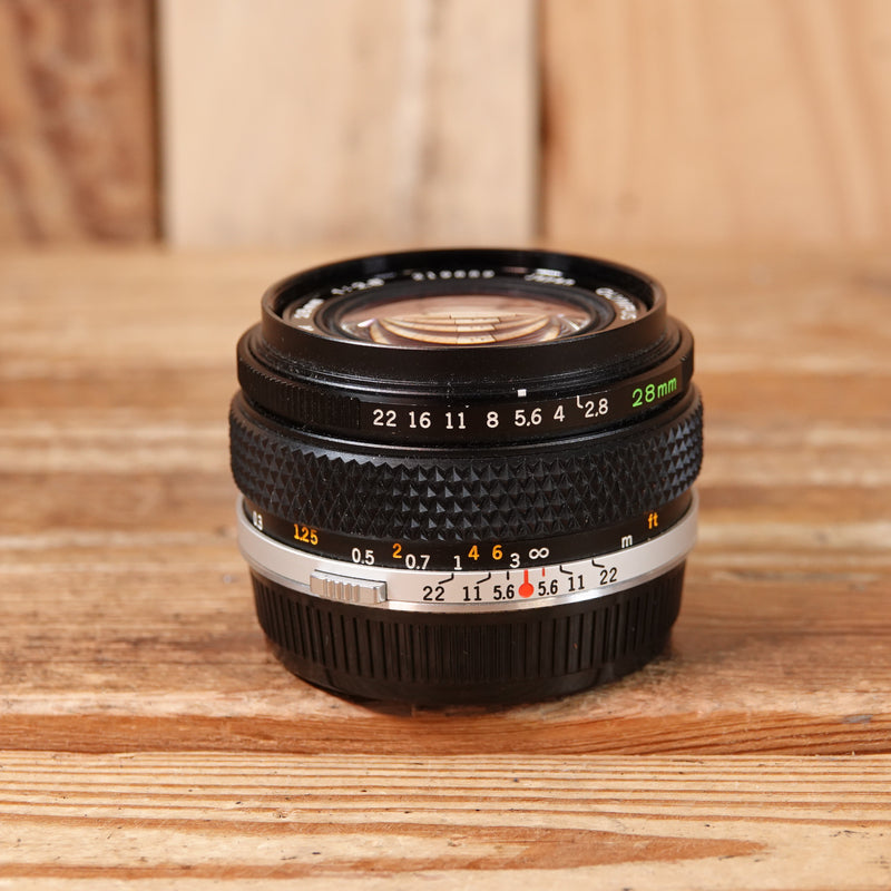 Used Olympus Zuiko 28mm F2.8 Lens