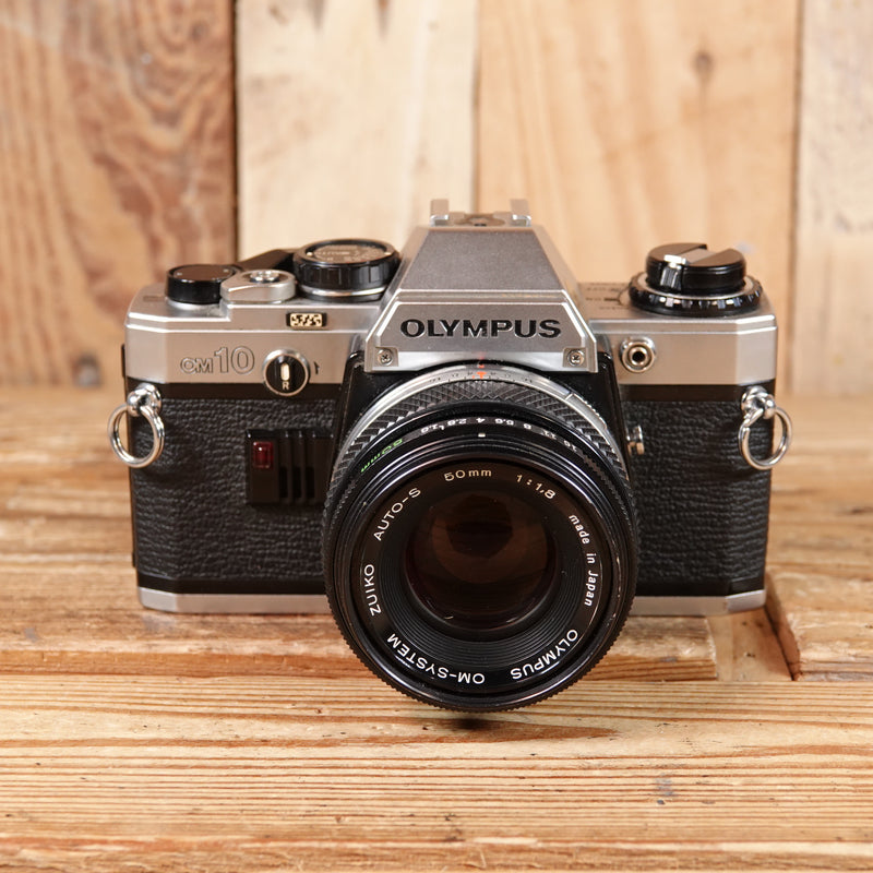 Used Olympus OM10 35mm Film Camera with 50mm f1.8 Lens