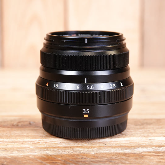 Used Fujifilm XF 35mm F2 Black R WR Fujinon Lens