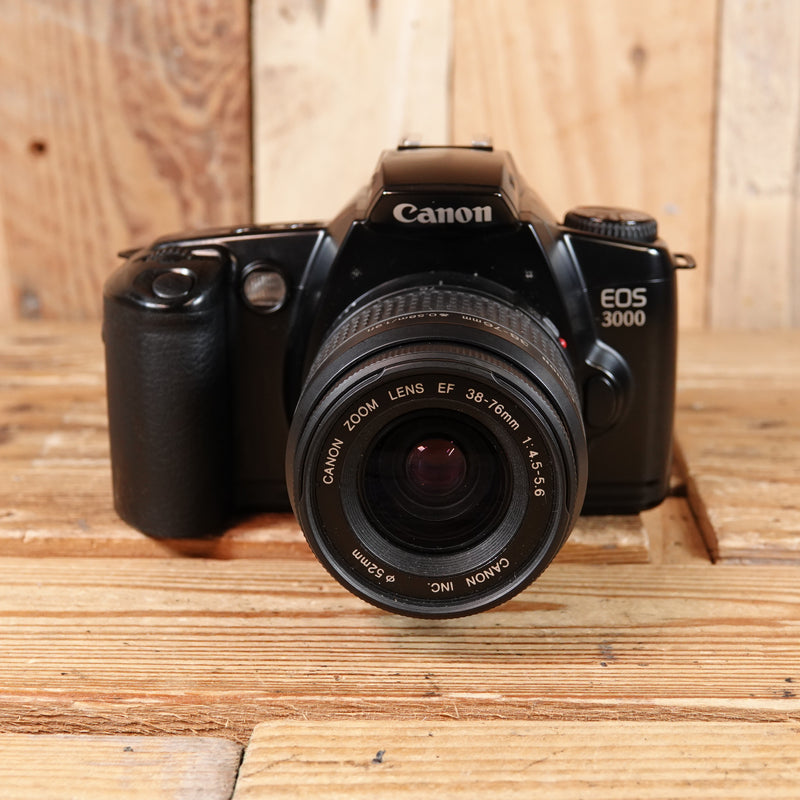 Used Canon EOS 3000 35mm SLR Camera with 38-76mm Lens