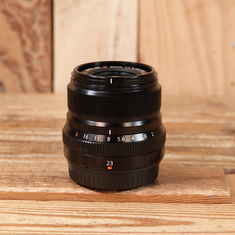 Used Fujifilm XF 23mm F2 WR R Black Lens