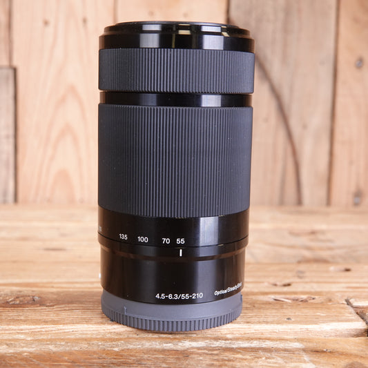 Used Sony E 55-210mm f4.5-6.3 OSS BlackTelephoto Lens