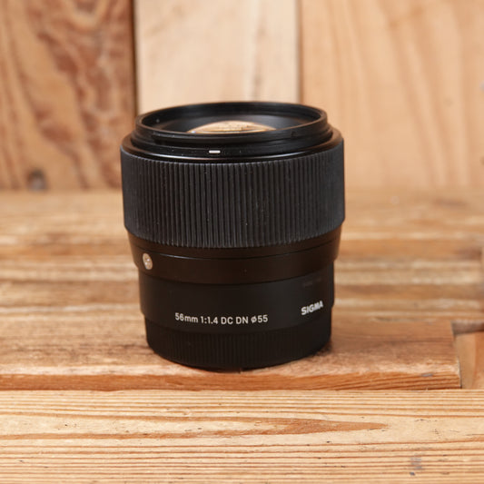 Used Sigma 56mm f1.4 DC DN Contemporary Lens - Sony E