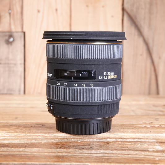 Used Sigma AF 10-20mm F4-5.6 EX DC HSM Lens - Canon Fit