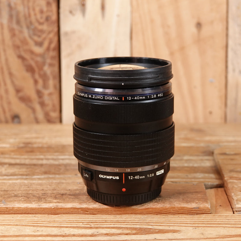 Used Olympus 12-40mm F2.8 Pro Black Micro Four Thirds Lens