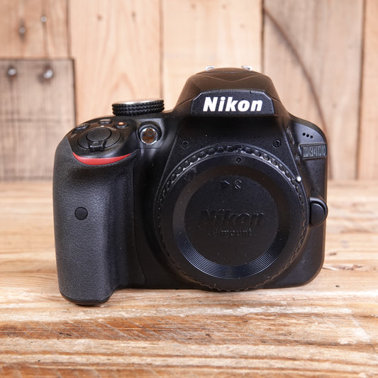 Used Nikon D3400 Black DSLR Camera Body