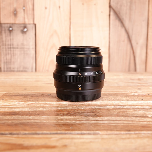Used Fujifilm XF 35mm F2 Black R WR Fujinon Lens