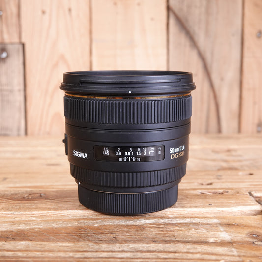 Used Sigma 50mm F1.4 EX HSM Canon Fit Lens