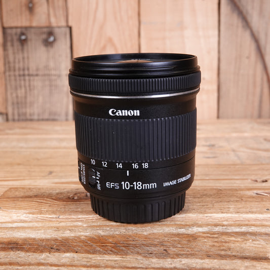 Used Canon EF-S 10-18mm F4.5-5.6 IS STM Lens