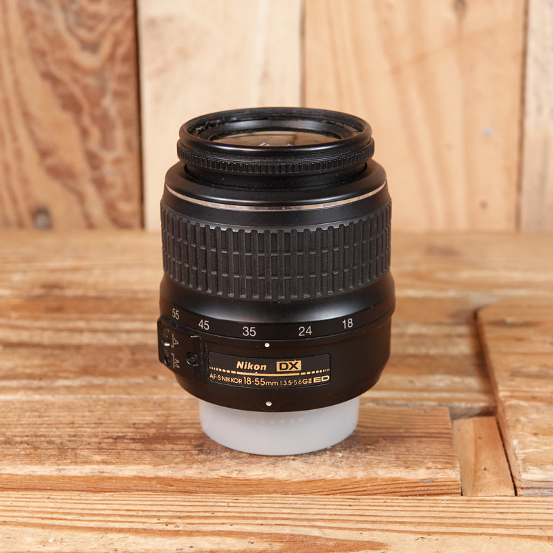 Used Nikon AF-S 18-55mm f3.5-5.6 G ED DX II Lens