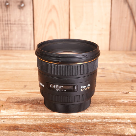 Used Sigma 50mm F1.4 EX HSM Canon Fit Lens