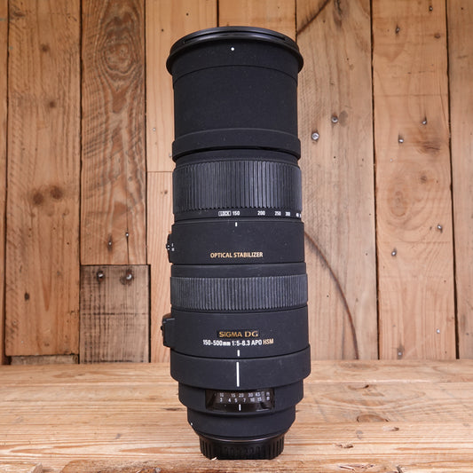 Used Sigma 150-500mm F5-6.3 APO HSM OS Lens - Canon Fit