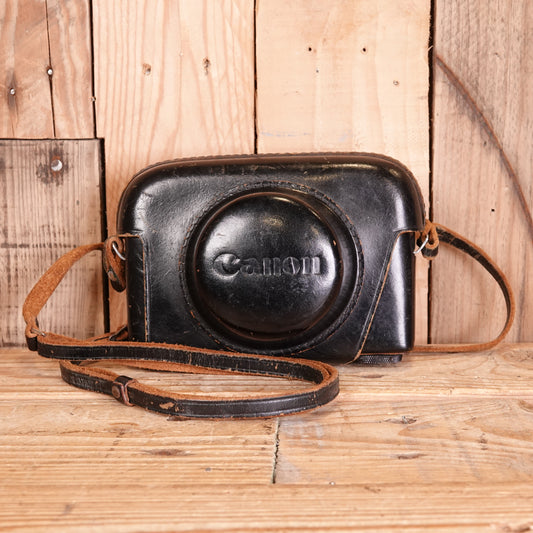 Used leather Canon Canonet cameras case