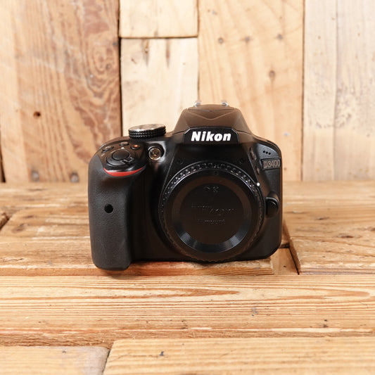 Used Nikon D3400 Black DSLR Camera Body