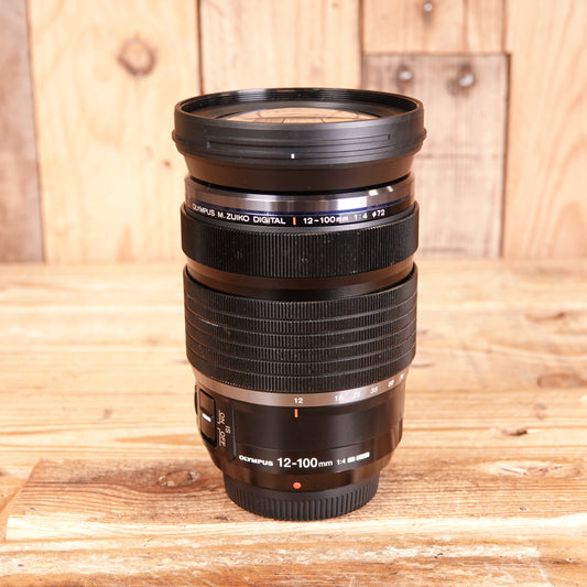 Used Olympus 12-100mm F4 IS Pro Black Micro Four Thirds Lens