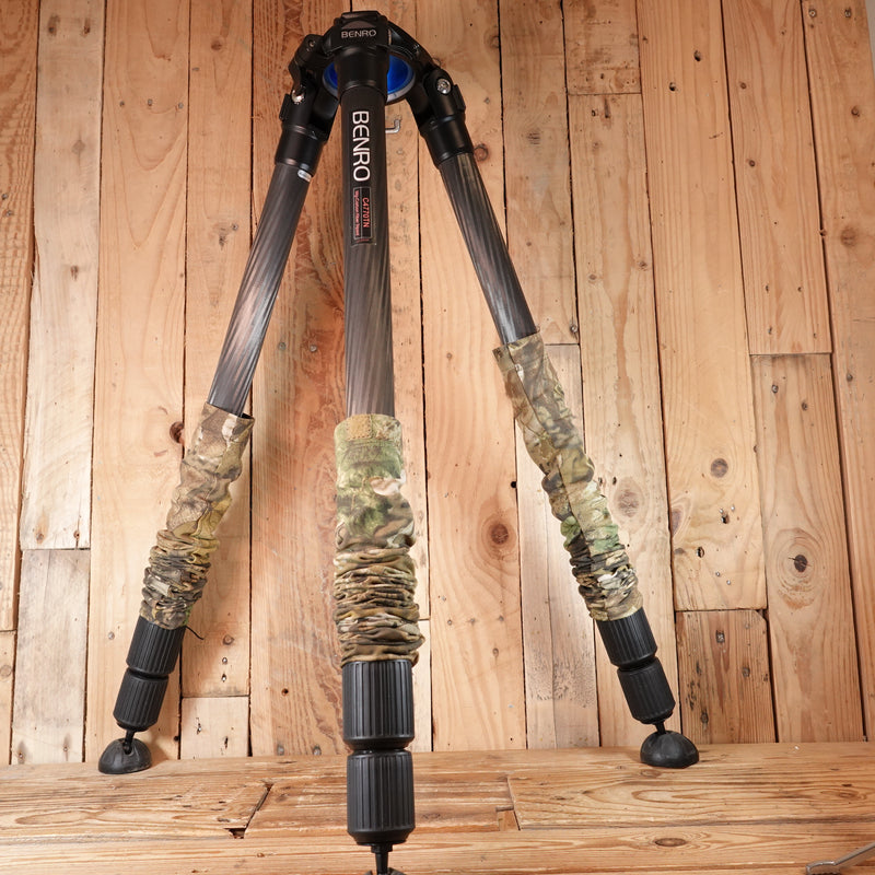 Used Benro C4770TN Carbon Tripod Legs with Camo Covers