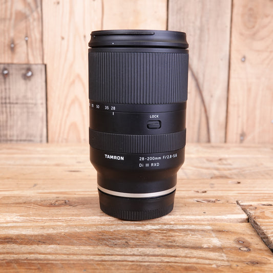 Used Tamron 28-200mm F2.8-5.6 Di III RXD Lens for Sony FE mount