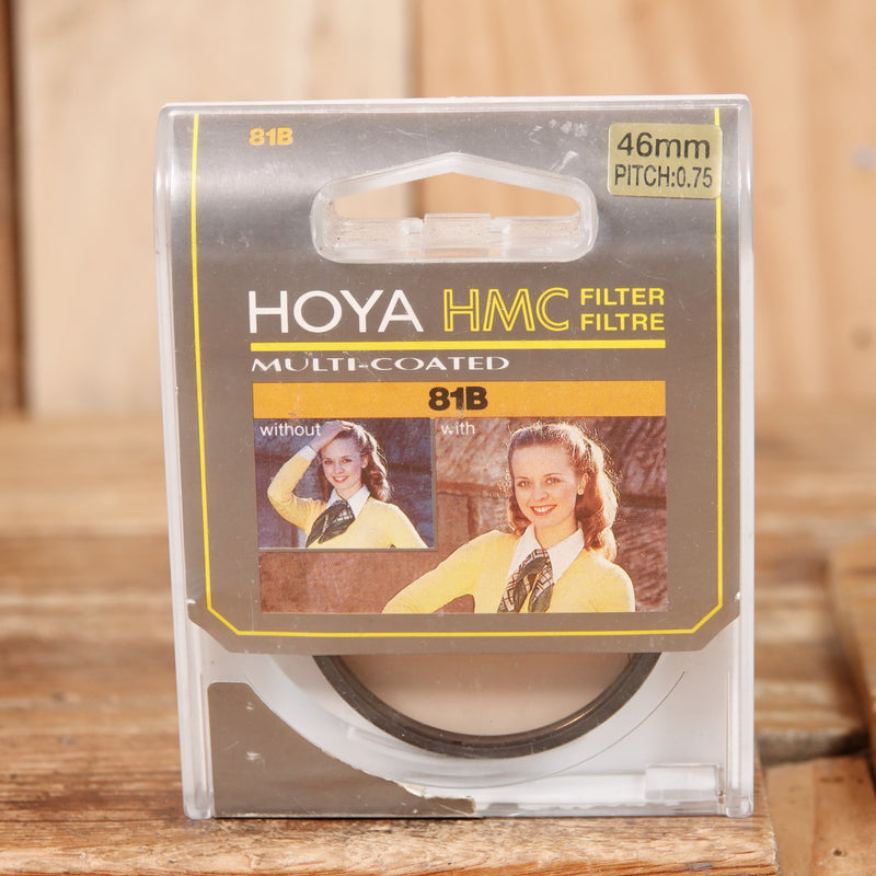 Used Hoya 46mm 81B Multi-Coated HMC Camera Lens Filter