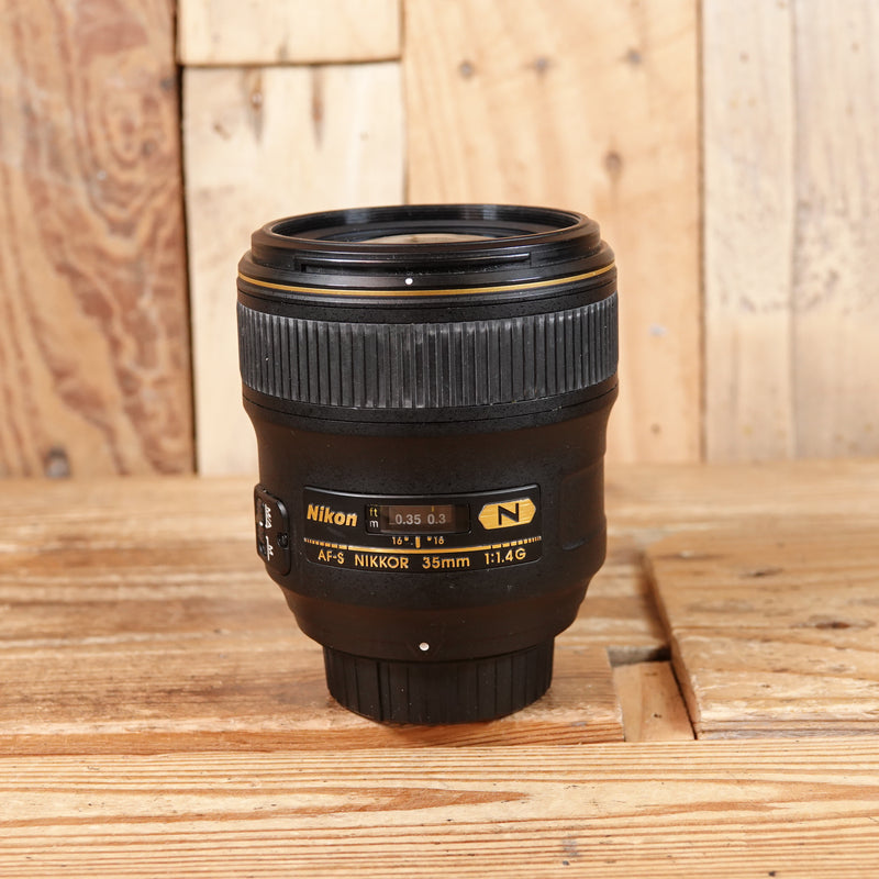 Used Nikon AF-S 35mm F1.4G lens