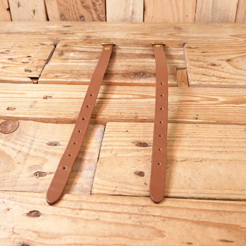 Used Billingham 5/8 Leather Tripod Straps - Chocolate