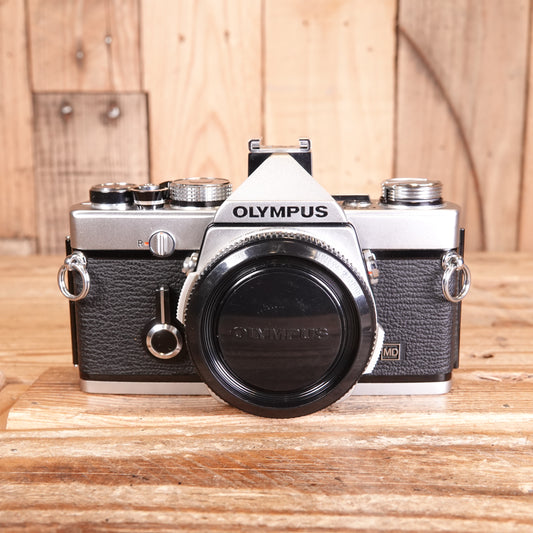 Used Olympus OM-1N Silver 35mm Film Camera Body