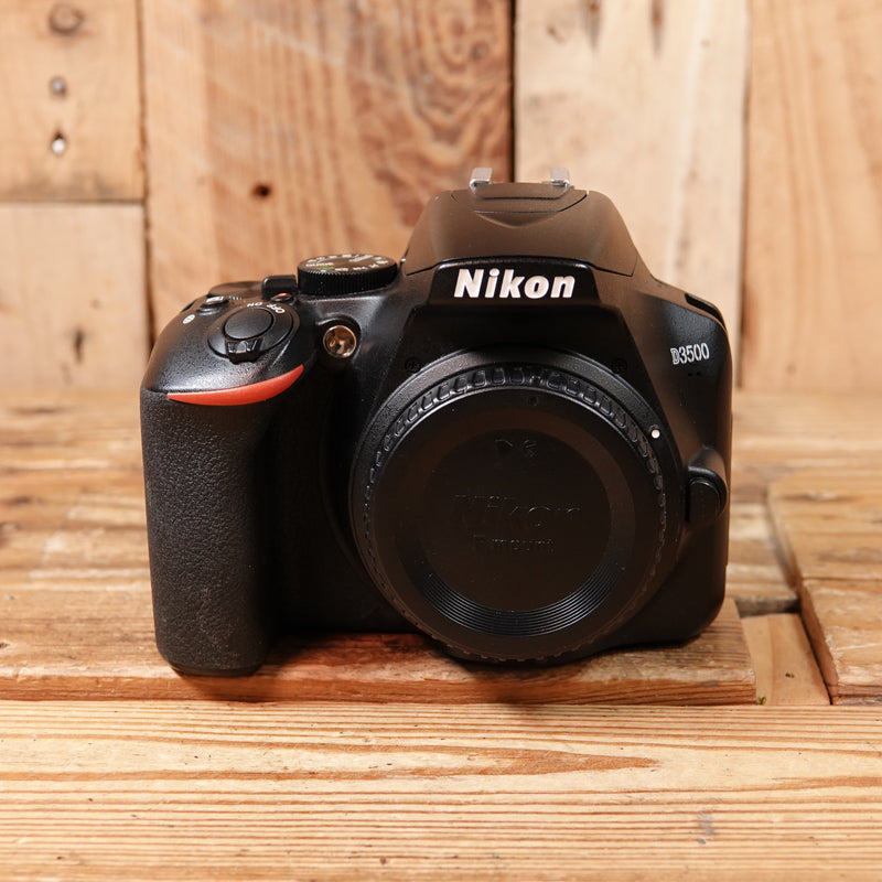 Used Nikon D3500 Black DSLR Camera Body