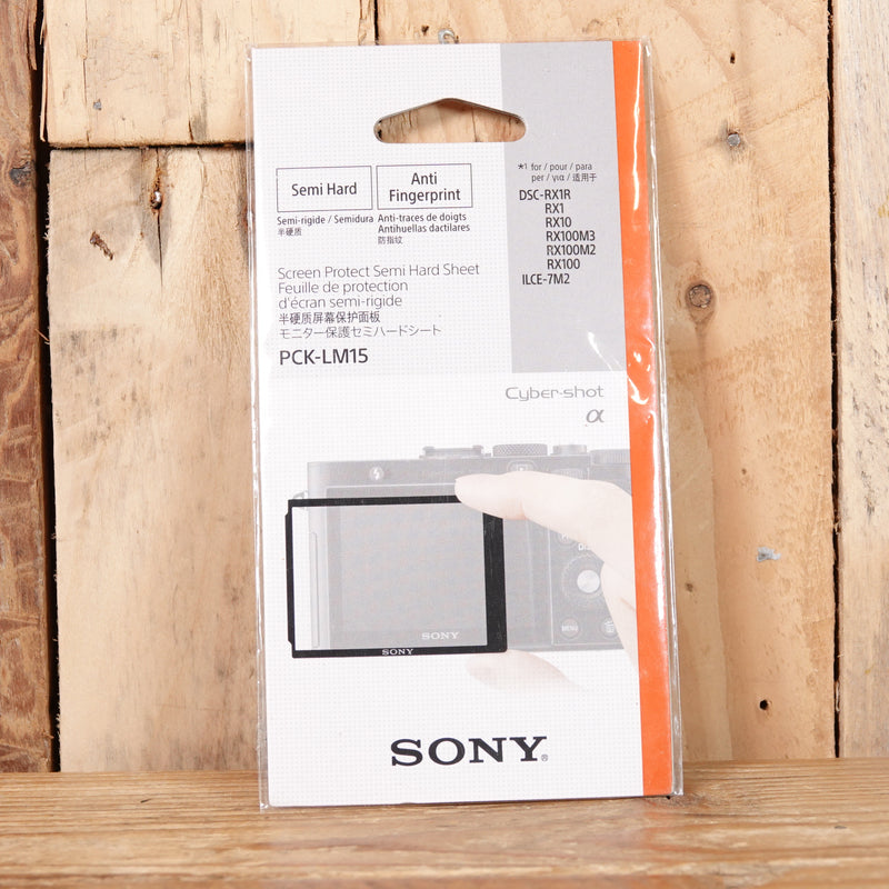 Used Sony PCK-LM15 LCD Protector for RX1 RX100 and A7 II