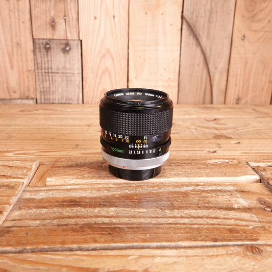 Used Canon FD 100mm f2.8 S.S.C Lens