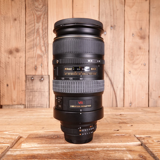 Used Nikon AF VR 80-400mm f4-5.6 ED D Lens